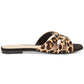 INC International Concepts Women's GARGI Leather Open Toe Brown Size 6.5 M