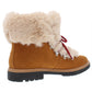 INC Women's Pravale Faux Fur Lace-up Winter Boots Brown Size 6.5 M