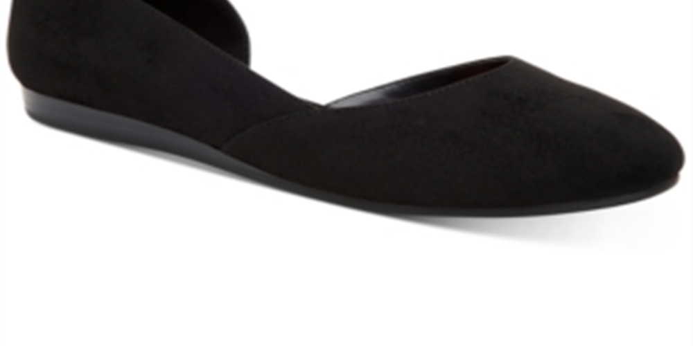 Style & Co Women's Debny D'Orsay Flats Black Size 8.5M