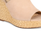 Jessica Simpson Women's Suella Fabric Peep Toe Casual Ankle Brown Size -6.5M