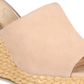 Jessica Simpson Women's Suella Fabric Peep Toe Casual Ankle Brown Size -6.5M