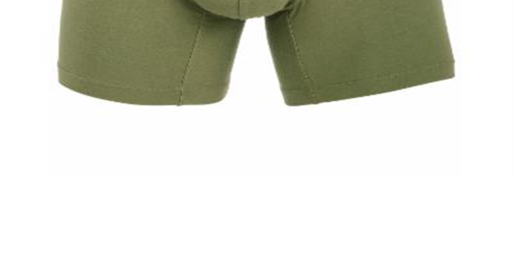 Hugo Men's Smooth Boxer Briefs Green Size Large