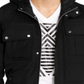 INC Men's  Quilted Color Block Jacket Black Size Small