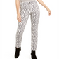 INC International Concepts Women's Essential Snake Print Skinny Jean Gray Size 6