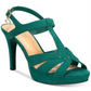 Thalia Sodi  Women's Verrda Platform Evening Sandal Emerald Micro Size 9.5M