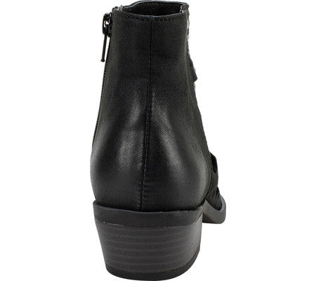 White Mountain Women's Desire Studded Ankle Boot Black Size 6 M