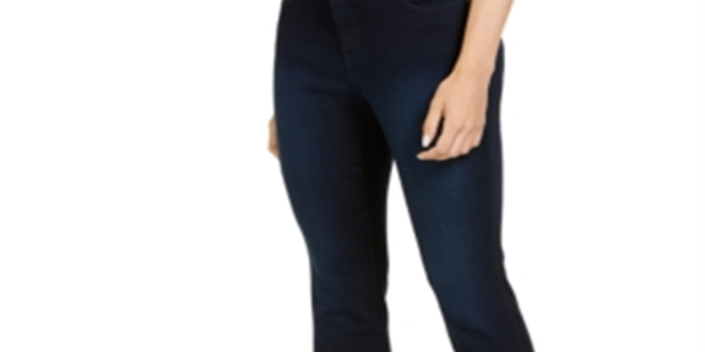 INC Women's Petite Tummy-Control Skinny Jeans Gemini Wash Blue Size6 P