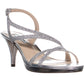 Nina Women's  Nura  Sandals Silver Size 7 M