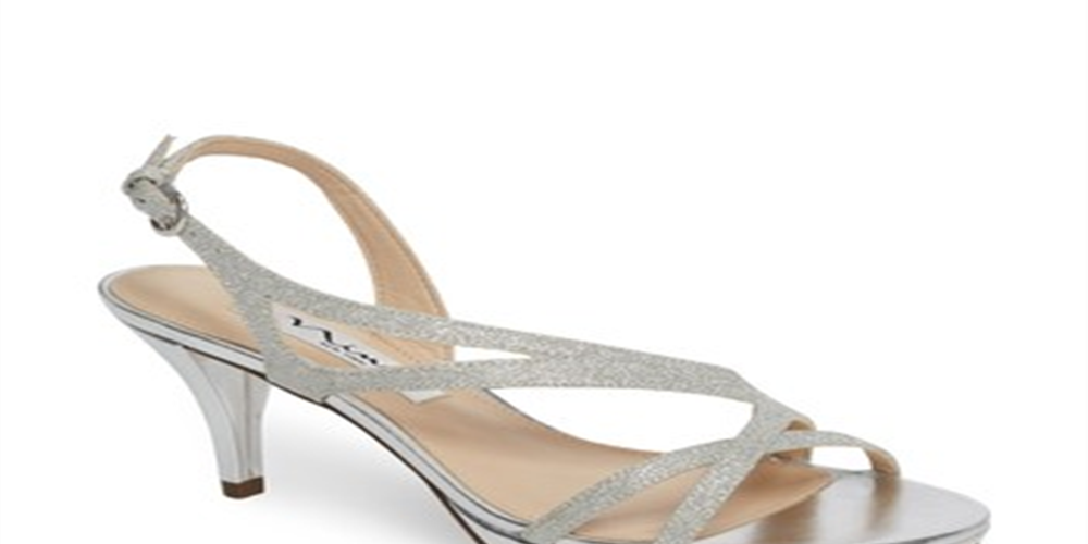 Nina Women's  Nura  Sandals Silver Size 7 M