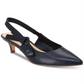 Nanette Lepore Women's  Rhona Slingback Kitten Heels Navy Size 8M