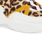INC Women's Gemella Leather Animal Print Dad Sneakers White Size 9 M