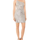 Xscape Women's Sleeveless Short Body Con Party Dress Beige Size 10