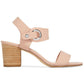 Bar III Women's Birdie2 Open Toe Casual Ankle Strap Sandals Pink Size 11 M