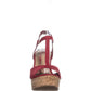 American Rag Women's amie1 Casual Platform Sandals Red Size 11 M