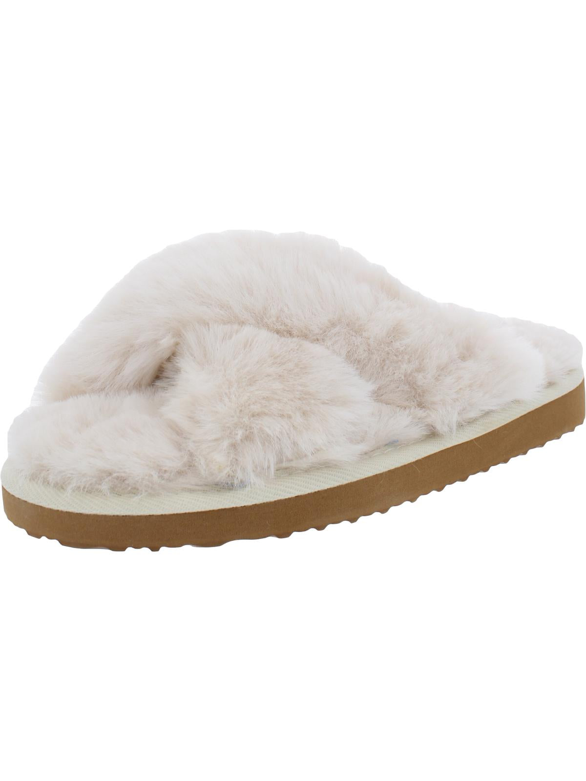 INC International Concepts Women's Yayla Slide on Slippers Ivory Size 11M