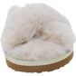 INC International Concepts Women's Yayla Slide on Slippers Ivory Size 11M