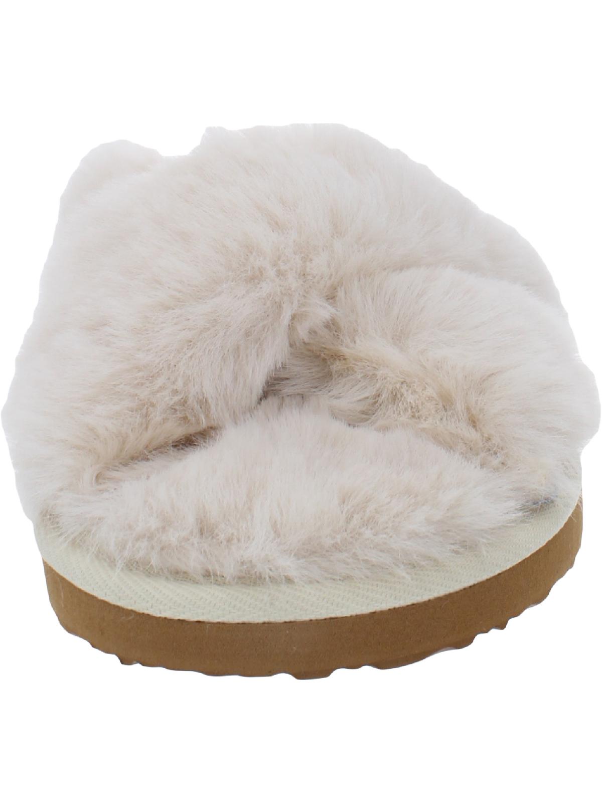 INC International Concepts Women's Yayla Slide on Slippers Ivory Size 11M