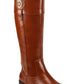 Tommy Hilfiger Women's Imina Faux Leather Knee High Riding Boots Brown Size 5 M