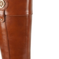 Tommy Hilfiger Women's Imina Faux Leather Knee High Riding Boots Brown Size 5 M