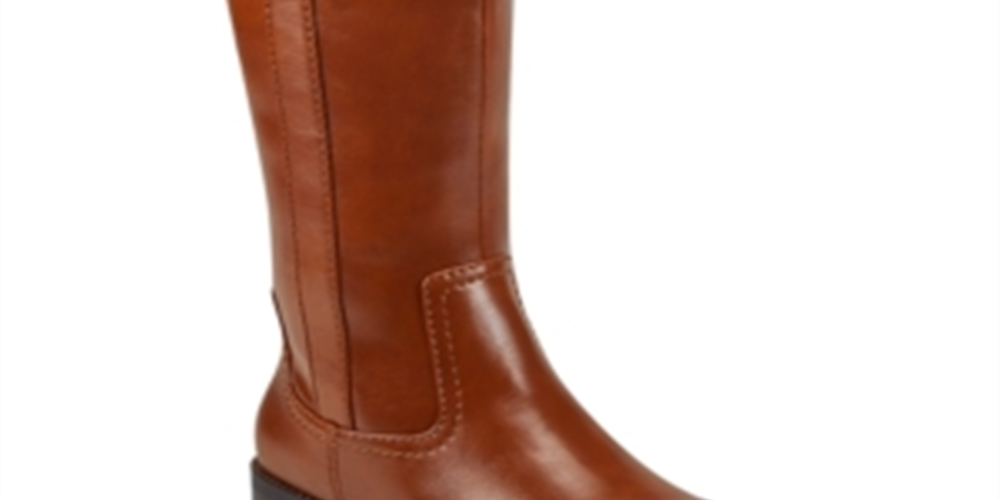Tommy Hilfiger Women's Imina Faux Leather Knee High Riding Boots Brown Size 5 M