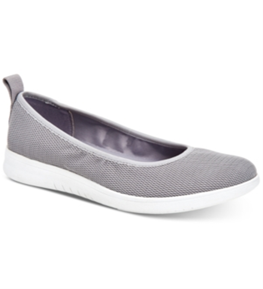 Ideology Women's Lilly Knit Lightweight Casual Shoes Gray Size 8 M