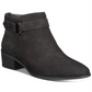 Giani Bernini Women's  Putneyy Memory Foam Block-Heel Black Leather Size 10M
