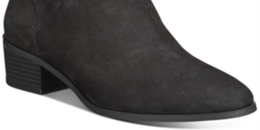 Giani Bernini Women's  Putneyy Memory Foam Block-Heel Black Leather Size 10M