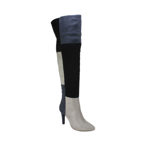 Rialto Women's Carpio Colorblocked Over-The-K Grey Multi 6.5M