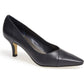 Bella Vita Women's Wow Kitten Heel Pump Black Size 8 N