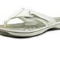 Clarks Women's Brinkley JoJo Open Toe Casual Flip Flops Flip White Size 8.0
