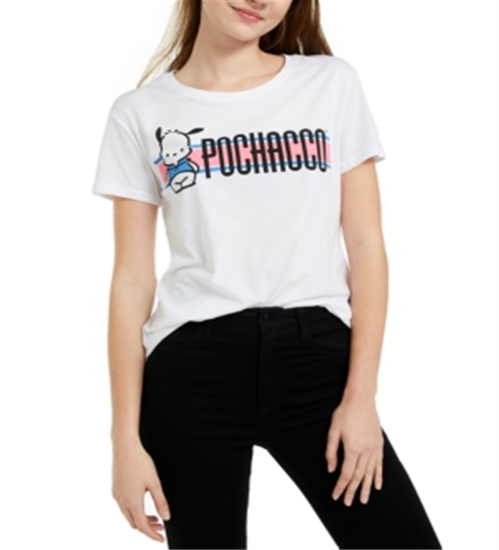 Love Tribe Juniors' Pochacco Graphic-Print T-Shirt White Size Medium