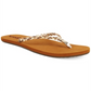 Reef Twisted Star Women's Open Toe Synthetic Gold Thong Sandal Brown Size 9