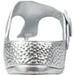 Seven Dials by White Mountain Women'sCadella Thong Silver Size 7 M -