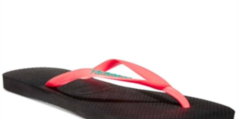 Havaianas Women's Slim Logo Pop up Flip Flop Sandals Orange Size 9.5