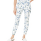 Charter Club Women's  Printed Jacquard Bristol Skinny Ankle Jeans  Blue Size 4