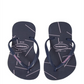 Havaianas Women's Flip Flops Fine Lines Slim Flip Flop Blue Size 5