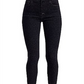 J Brand Womens Black Animal Print Skinny Pants 28