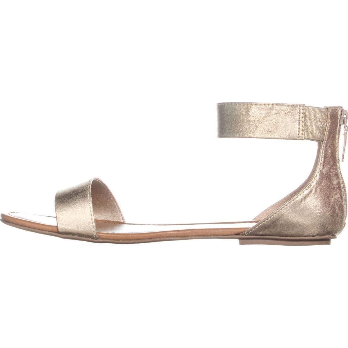 American Rag Women's Keley 2 Open Toe Casual Ankle Strap Sandals Platnium Size 6M