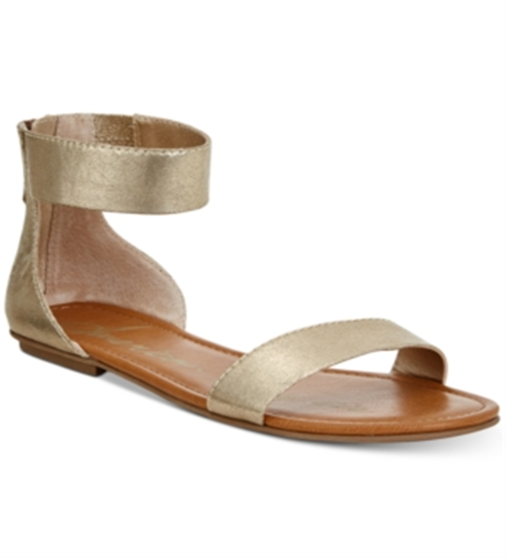 American Rag Women's Keley 2 Open Toe Casual Ankle Strap Sandals Platnium Size 6M