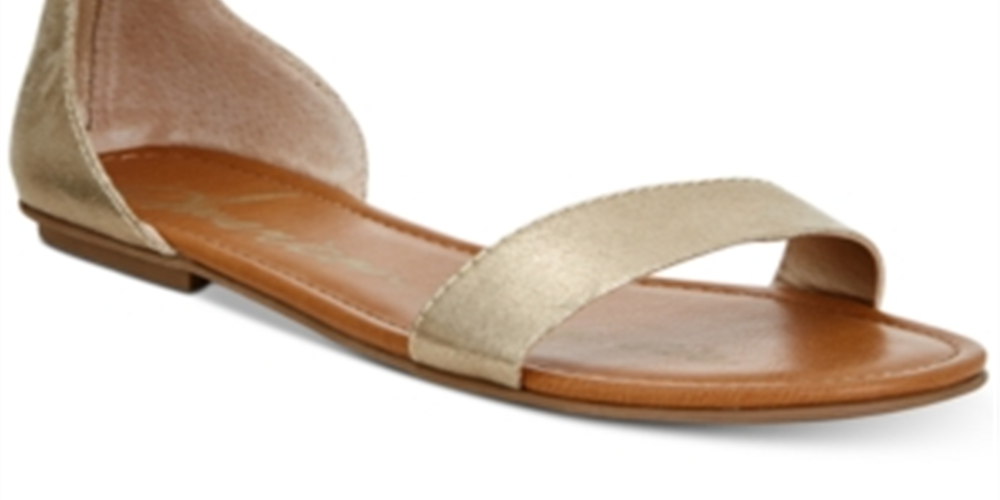 American Rag Women's Keley 2 Open Toe Casual Ankle Strap Sandals Platnium Size 6M