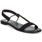 Style & Co Women's Kristee Open Toe Casual Slingback Sandals Black Size 6.5