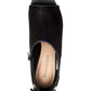 Charter Club Women's Hirah Tie-Back Peep Toe Heels Black Size 7 M