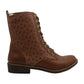 Bebe Women's Olsen Leather Closed Toe Mid Calf Fashion Boots Brown Size 10 M