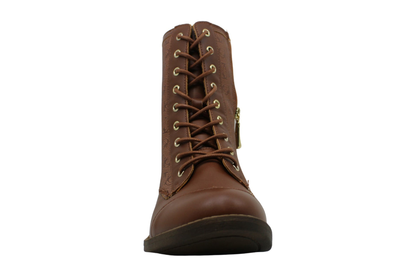 Bebe Women's Olsen Leather Closed Toe Mid Calf Fashion Boots Brown Size 10 M