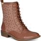 Bebe Women's Olsen Leather Closed Toe Mid Calf Fashion Boots Brown Size 10 M