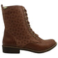 Bebe Women's Olsen Leather Closed Toe Mid Calf Fashion Boots Brown Size 10 M