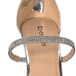 Bebe Women's Janae Open Toe Special Occasion Strappy Sandals Gray Size 7.5 M