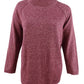Karen Scott Women's Curved-Hem Pullover Sweater Red Size XS