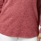 Karen Scott Women's Curved-Hem Pullover Sweater Red Size XS
