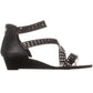 Style & Co Women's Giordi Open Toe Casual Platform Sandals Black Size 8.5 M